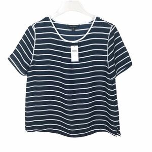 Banana Republic Piped Crew-Neck Top